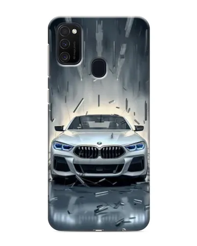 Чехол для Samsung Galaxy M21s с картинкой «BMW в свете фар» Чехол для Samsung Galaxy M21s с картинкой «BMW в свете фар»