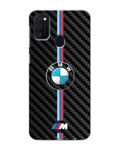 Чехол для Samsung Galaxy M21s с картинкой «Эмблема BMW и карбон» Чехол для Samsung Galaxy M21s с картинкой «Эмблема BMW и карбон»