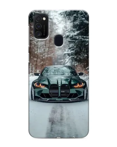 Чехол для Samsung Galaxy M21s с картинкой «BMW в зимнем лесу» Чехол для Samsung Galaxy M21s с картинкой «BMW в зимнем лесу»