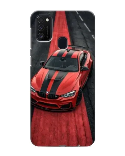 Чехол для Samsung Galaxy M21s с картинкой «BMW на красной дорожке» Чехол для Samsung Galaxy M21s с картинкой «BMW на красной дорожке»