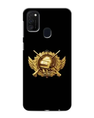Чехол для Samsung Galaxy M21s с картинкой «PUBG — оранжевый градиент»