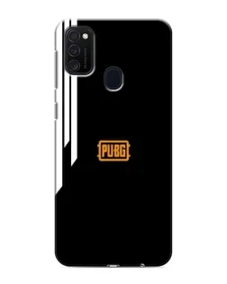 Чехол для Samsung Galaxy M21s с картинкой «PUBG — вертикальные линии»