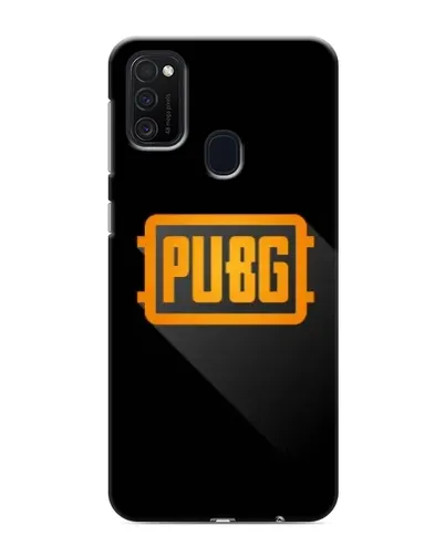 Чехол для Samsung Galaxy M21s с картинкой «PUBG — рамка лого»