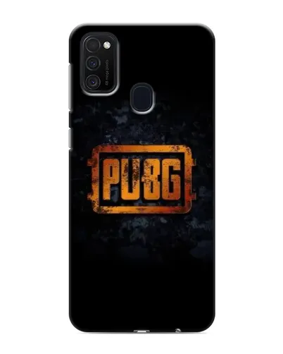 Чехол для Samsung Galaxy M21s с картинкой «PUBG — золотой логотип»