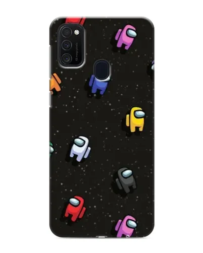 Чехол для Samsung Galaxy M21s с картинкой «Космический паттерн Among Us» Чехол для Samsung Galaxy M21s с картинкой «Космический паттерн Among Us»