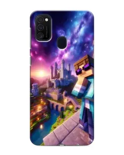 Чехол для Samsung Galaxy M21s с картинкой «Стив и космос»