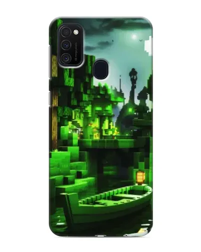Чехол для Samsung Galaxy M21s с картинкой «Minecraft лесной пейзаж» Чехол для Samsung Galaxy M21s с картинкой «Minecraft лесной пейзаж»