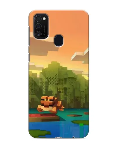 Чехол для Samsung Galaxy M21s с картинкой «Майнкрафт закат солнца» Чехол для Samsung Galaxy M21s с картинкой «Майнкрафт закат солнца»