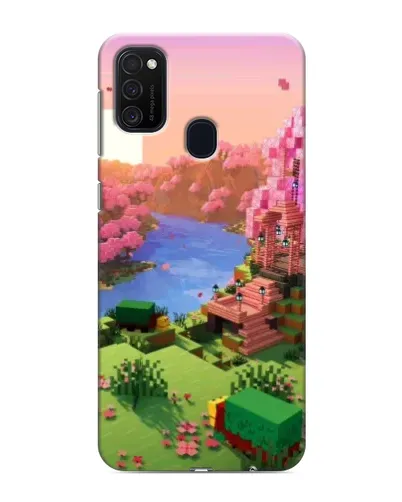 Чехол для Samsung Galaxy M21s с картинкой «Розовое дерево Minecraft» Чехол для Samsung Galaxy M21s с картинкой «Розовое дерево Minecraft»