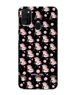 Чехол для Samsung Galaxy M21s с картинкой «Magic Unicorn паттерн»