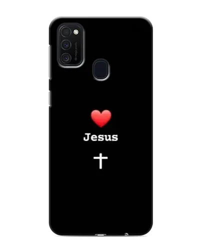Чехол для Samsung Galaxy M21s с картинкой «Сердце - Jesus» Чехол для Samsung Galaxy M21s с картинкой «Сердце - Jesus»