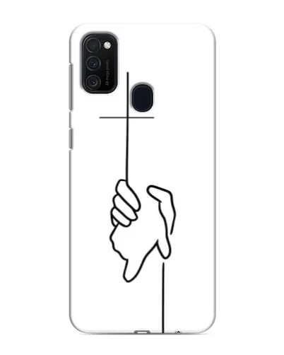 Чехол для Samsung Galaxy M21s с картинкой «Рука держит» Чехол для Samsung Galaxy M21s с картинкой «Рука держит»
