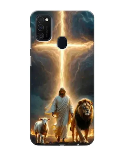 Чехол для Samsung Galaxy M21s с картинкой «Лев Иуды и Свет» Чехол для Samsung Galaxy M21s с картинкой «Лев Иуды и Свет»