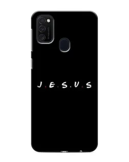 Чехол для Samsung Galaxy M21s с картинкой «Точки веры J.E.S.U.S.»