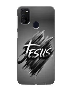 Чехол для Samsung Galaxy M21s с картинкой «Надпись Jesus Graffiti»