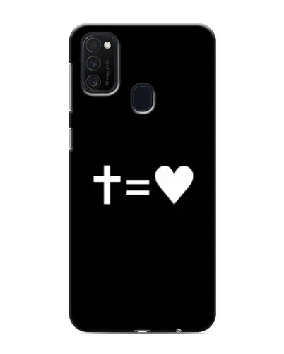 Чехол для Samsung Galaxy M21s с картинкой «Крест и Сердце» Чехол для Samsung Galaxy M21s с картинкой «Крест и Сердце»