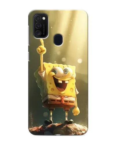 Чехол для Samsung Galaxy M21s с картинкой «Сияющий Спанч Боб» Чехол для Samsung Galaxy M21s с картинкой «Сияющий Спанч Боб»