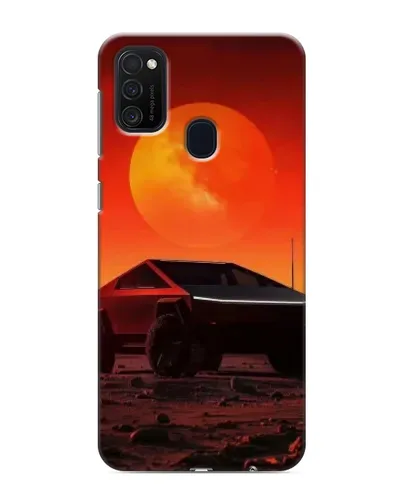 Чехол для Samsung Galaxy M21s с картинкой «Cybertruck на Марсе» Чехол для Samsung Galaxy M21s с картинкой «Cybertruck на Марсе»