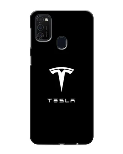 Чехол для Samsung Galaxy M21s с картинкой «Tesla White Logo» Чехол для Samsung Galaxy M21s с картинкой «Tesla White Logo»