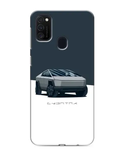 Чехол для Samsung Galaxy M21s с картинкой «Серебристый Cybertruck Tesla» Чехол для Samsung Galaxy M21s с картинкой «Серебристый Cybertruck Tesla»