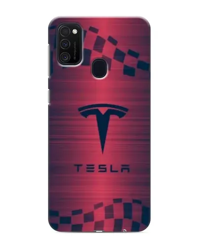Чехол для Samsung Galaxy M21s с картинкой «Тесла красный карбон» Чехол для Samsung Galaxy M21s с картинкой «Тесла красный карбон»