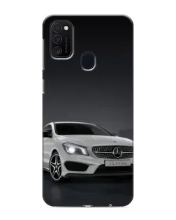 Чехол для Samsung Galaxy M21s с картинкой «Mercedes AMG GT Silver»