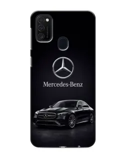 Чехол для Samsung Galaxy M21s с картинкой «Mercedes — решетка радиатора»
