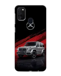 Чехол для Samsung Galaxy M21s с картинкой «Mercedes G-Class красный»