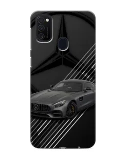 Чехол для Samsung Galaxy M21s с картинкой «Mercedes AMG — графика»