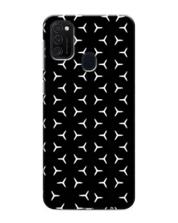 Чехол для Samsung Galaxy M21s с картинкой «Mercedes паттерн звезд»