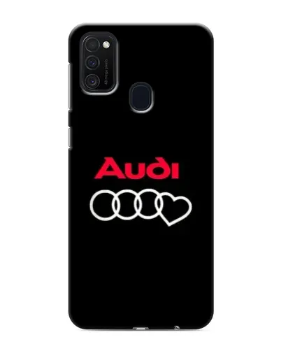 Чехол для Samsung Galaxy M21s с картинкой «Логотип Audi Heart»