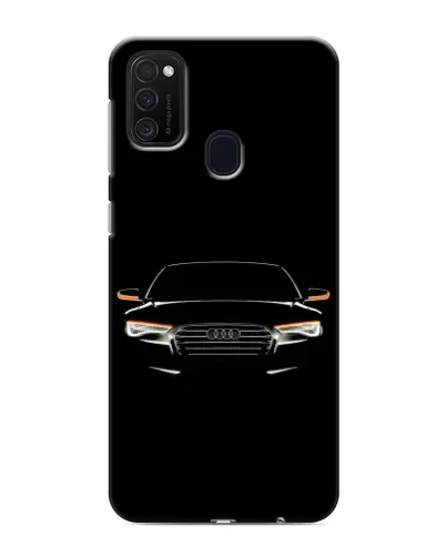 Чехол для Samsung Galaxy M21s с картинкой «Audi — ночной контур»