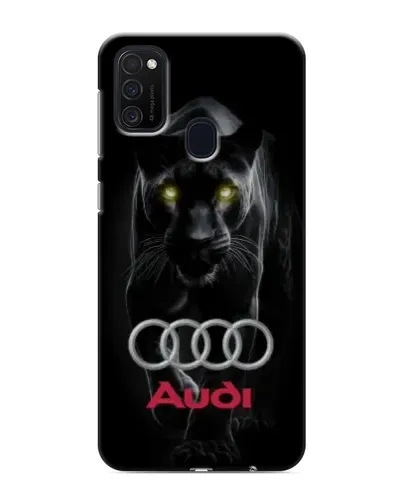 Чехол для Samsung Galaxy M21s с картинкой «Пантера и Audi»