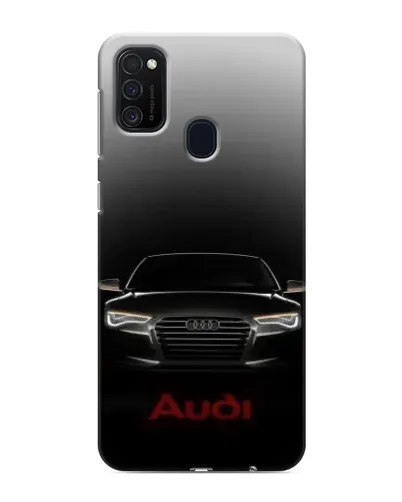 Чехол для Samsung Galaxy M21s с картинкой «Audi — градиентный контур»