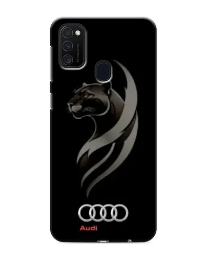 Чехол для Samsung Galaxy M21s с картинкой «Графика — пантера и Audi»