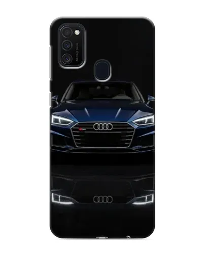 Чехол для Samsung Galaxy M21s с картинкой «Audi — ночное отражение»