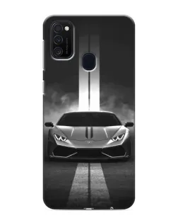 Чехол для Samsung Galaxy M21s с картинкой «Lamborghini симметрия дорог» Чехол для Samsung Galaxy M21s с картинкой «Lamborghini симметрия дорог»