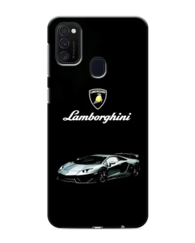 Чехол для Samsung Galaxy M21s с картинкой «Логотип Lamborghini классика»