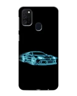 Чехол для Samsung Galaxy M21s с картинкой «Неоновый контур Lamborghini» Чехол для Samsung Galaxy M21s с картинкой «Неоновый контур Lamborghini»