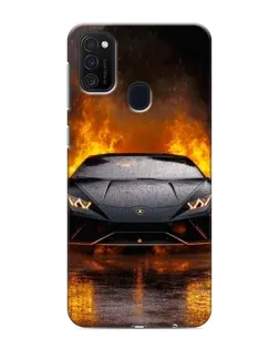 Чехол для Samsung Galaxy M21s с картинкой «Lamborghini в огне» Чехол для Samsung Galaxy M21s с картинкой «Lamborghini в огне»