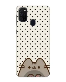 Чехол для Samsung Galaxy M21s с картинкой «Пушин в горошек»