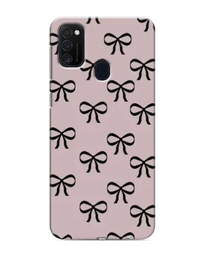 Чехол для Samsung Galaxy M21s с картинкой «Черные бантики» Чехол для Samsung Galaxy M21s с картинкой «Черные бантики»