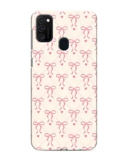 Чехол для Samsung Galaxy M21s с картинкой «Розовые бантики Coquette»