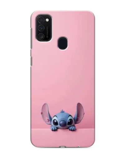 Чехол для Samsung Galaxy M21s с картинкой «Stitch выглядывает»