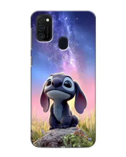 Чехол для Samsung Galaxy M21s с картинкой «Стич на рассвете»