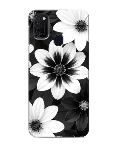 Чехол для Samsung Galaxy M21s с картинкой «Монохромные астры» Чехол для Samsung Galaxy M21s с картинкой «Монохромные астры»