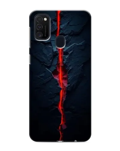 Чехол для Samsung Galaxy M21s с картинкой «Kрасная лавовая трещина» Чехол для Samsung Galaxy M21s с картинкой «Kрасная лавовая трещина»