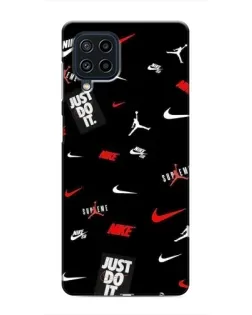 Чехол для Samsung Galaxy M22 с картинкой «Nike Mix Pattern»