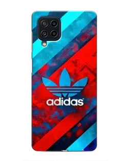 Чехол для Samsung Galaxy M22 с картинкой «Абстракция Adidas»
