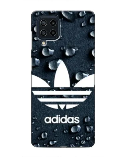 Чехол для Samsung Galaxy M22 с картинкой «Adidas Trefoil Blue»